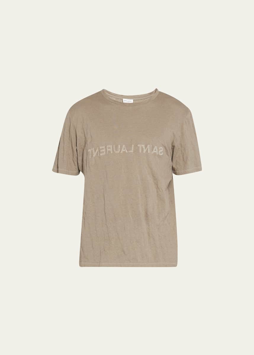 Saint Laurent Men's Reverse Logo Tee