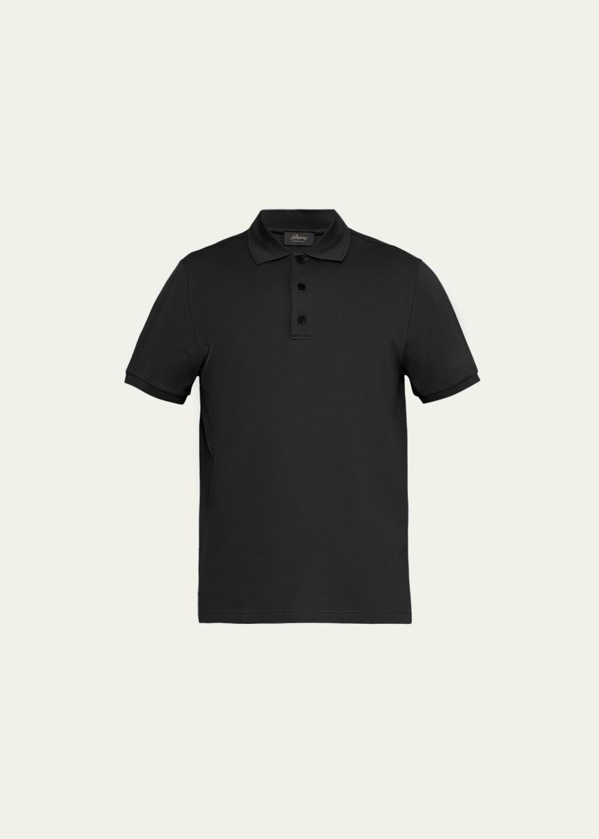 mens designer black polo shirts