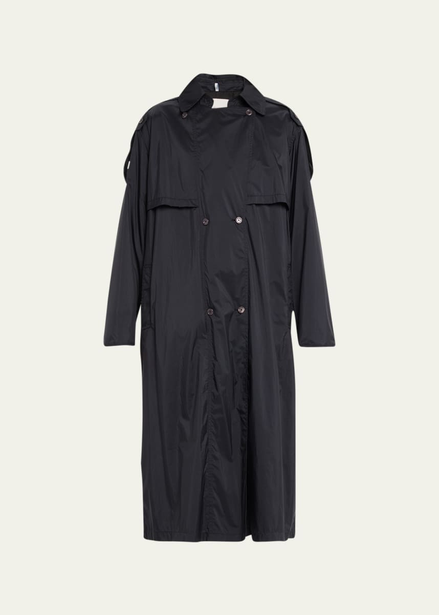 Moncler Deva Nylon Long Parka Jacket