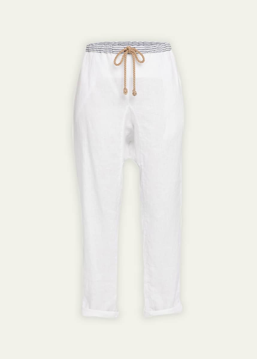 The Salting Carrot Linen Drawstring Trousers