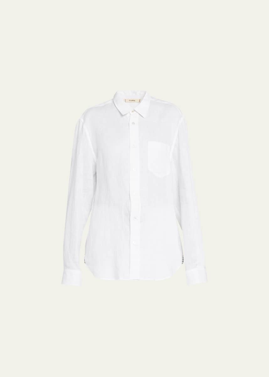 The Salting Classic Linen Button-Front Shirt
