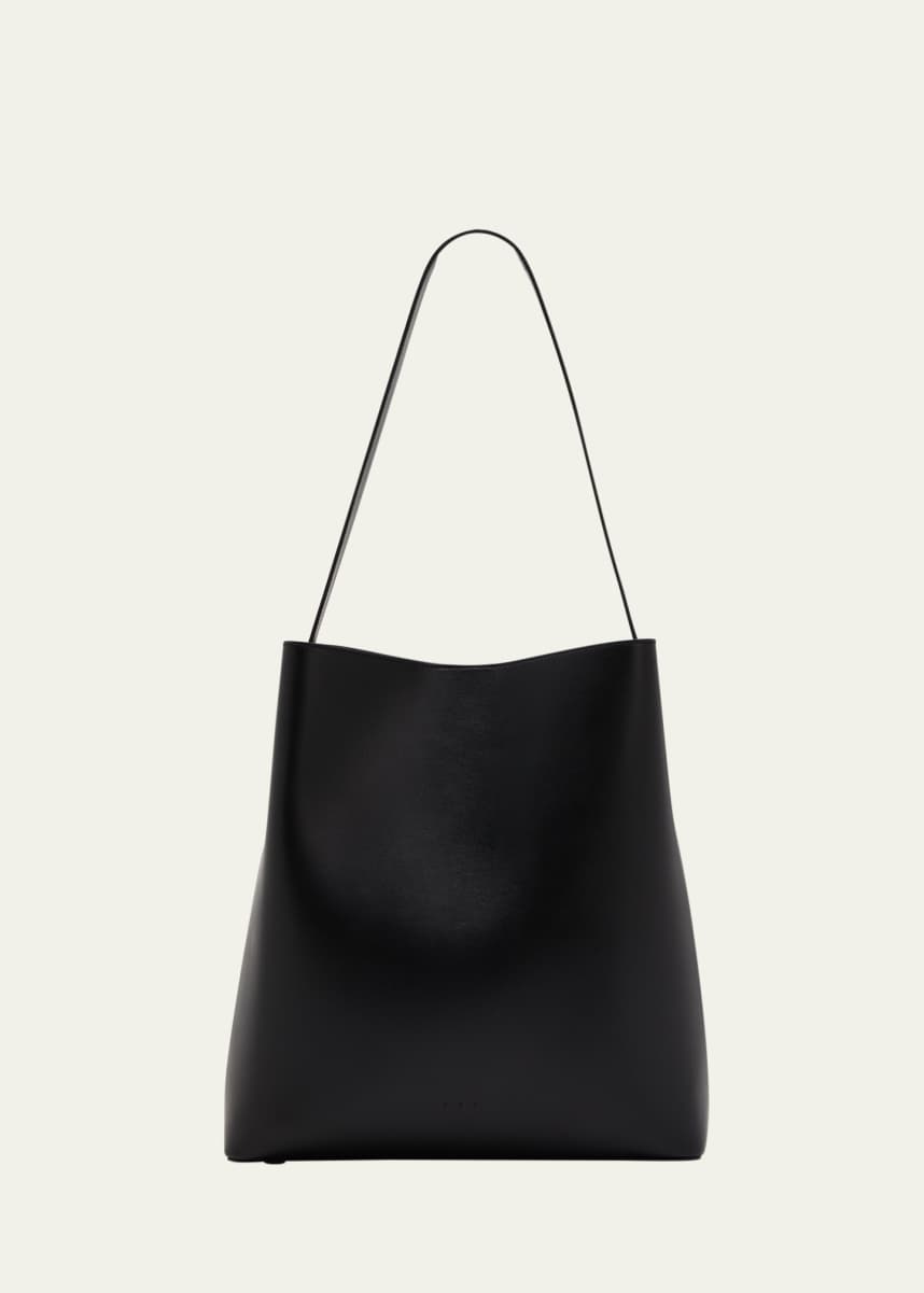 Aesther Ekme Sway Leather Shoulder Bag in Black