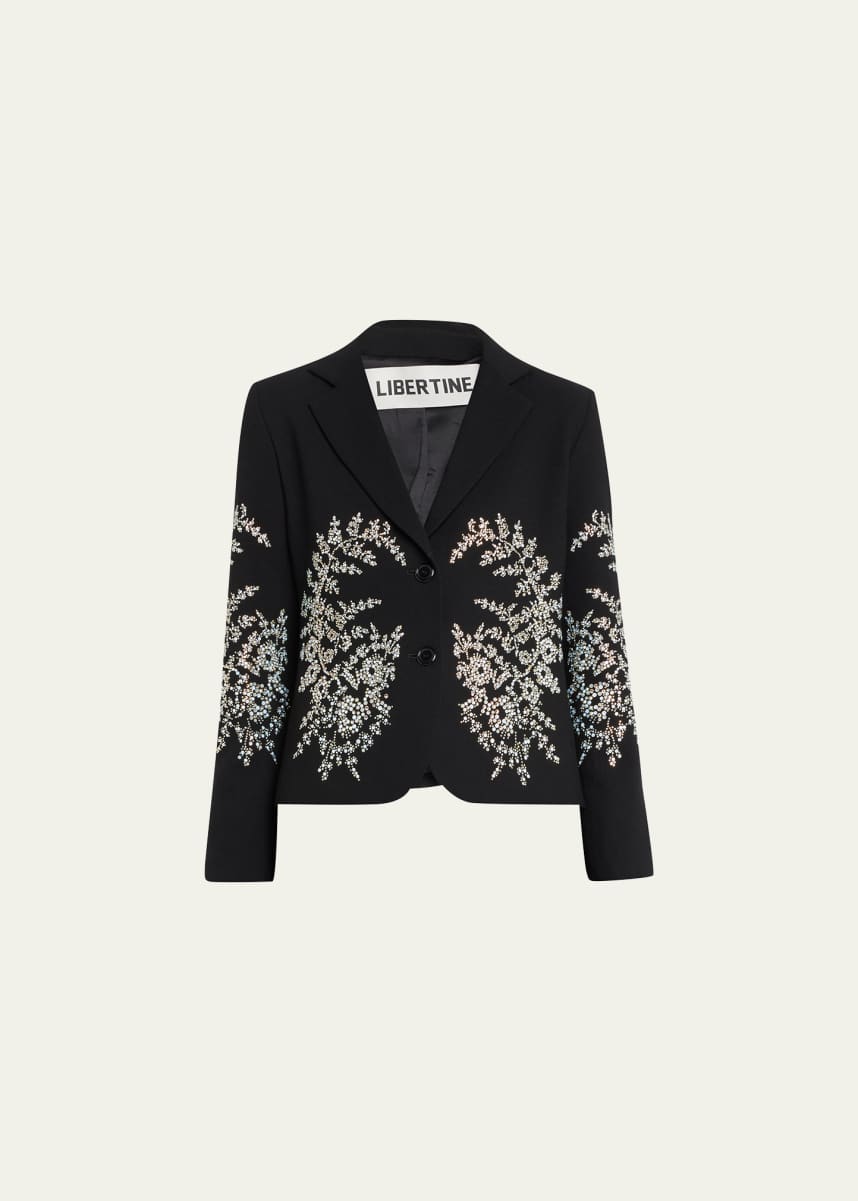 Libertine Paisley Florettes Embellished Short Jacket
