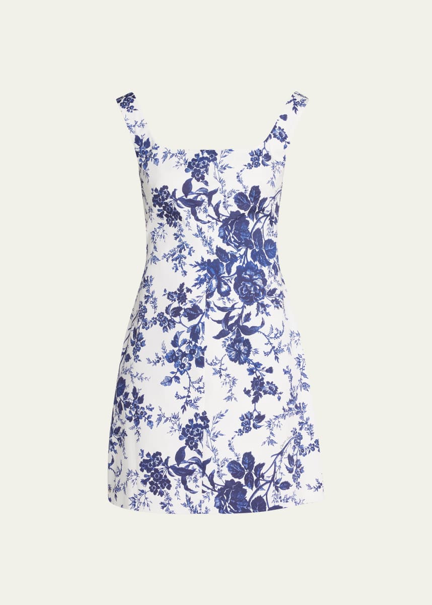 Cara Cara Sandra Square-Neck Mini A-Line Dress