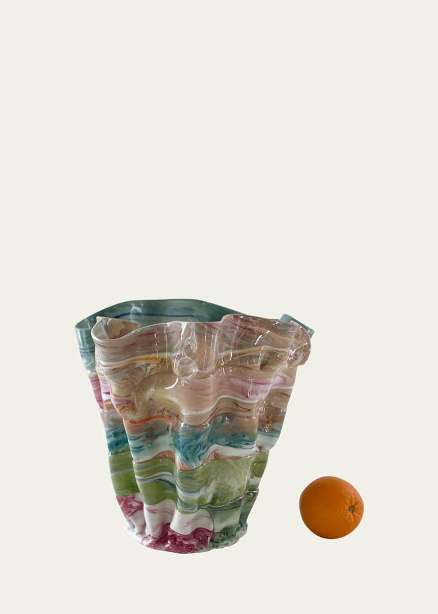 Luisa Maisel Colorful Confinement Glazed Small Vase