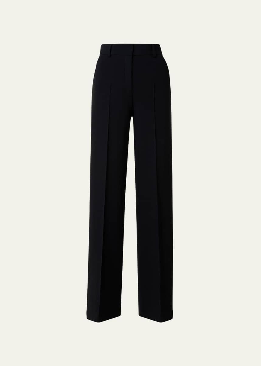 Akris punto Chiaro Signature Jersey Pants