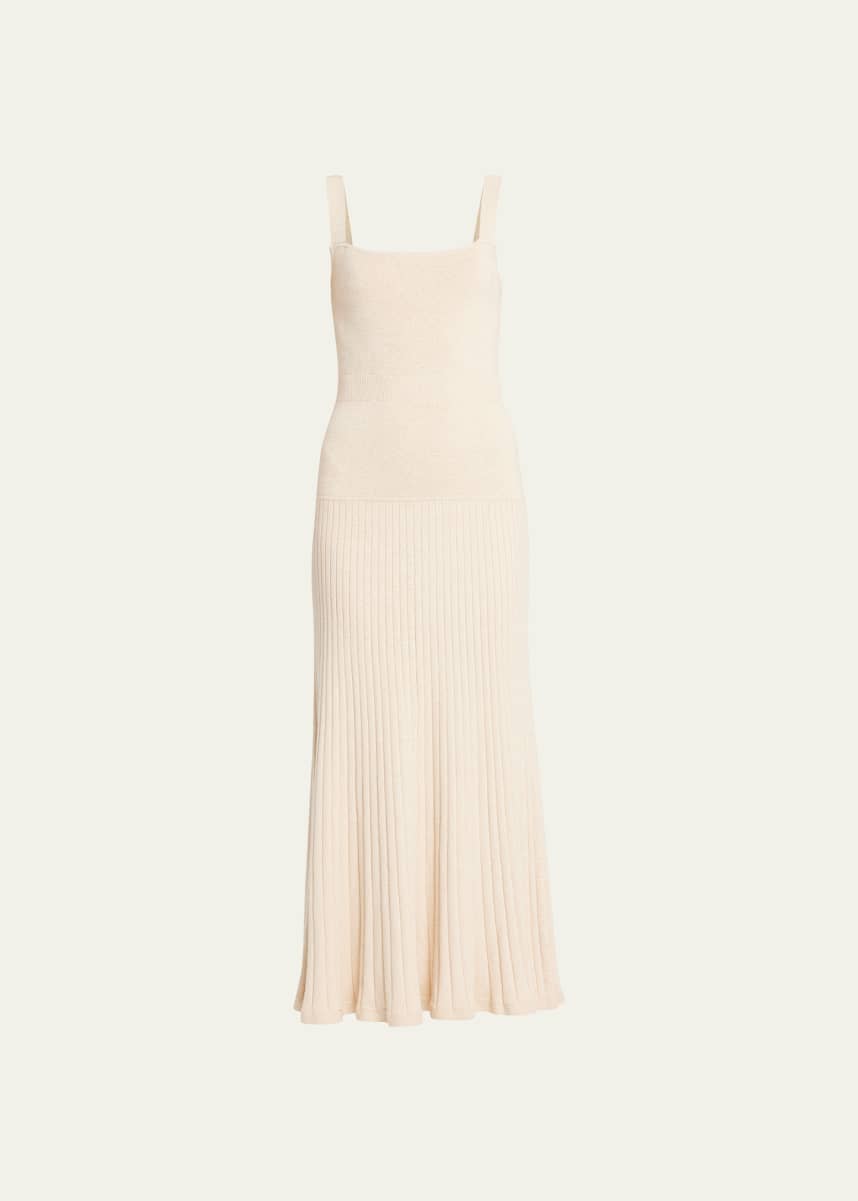 Anna Quan Chantelle Ribbed Midi Dress