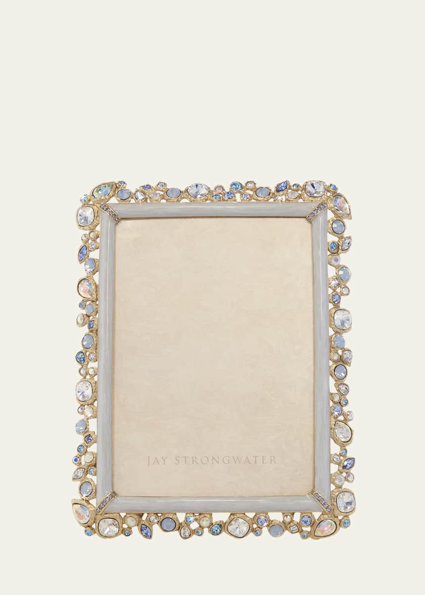 Jay Strongwater Pastel Bejeweled Frame, 5" x 7"
