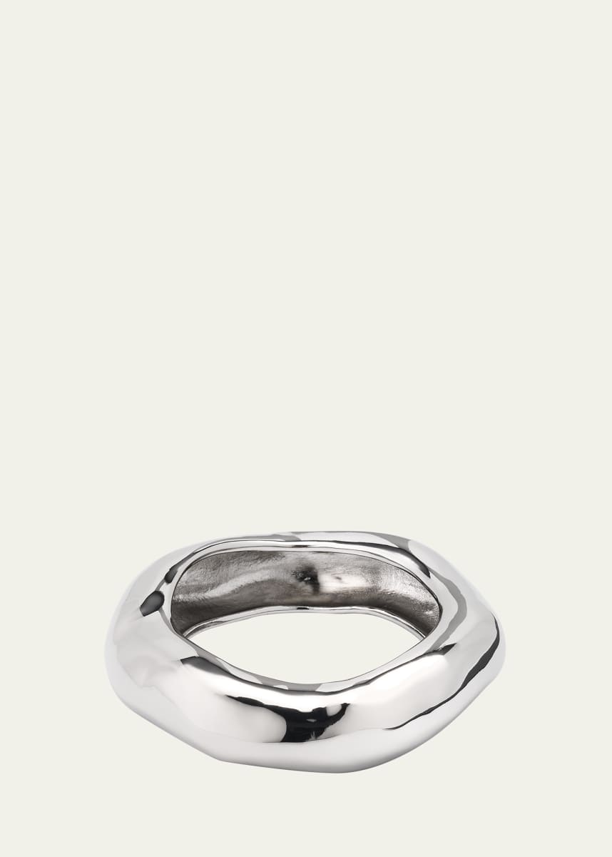 Alexis Bittar Wide Molten Bangle, Size Small