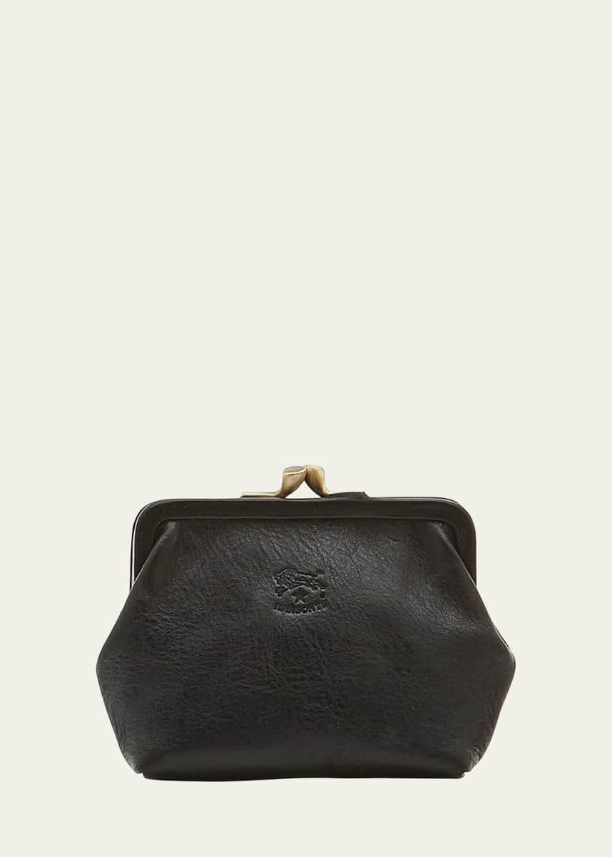 Il Bisonte Classic Leather Coin Case