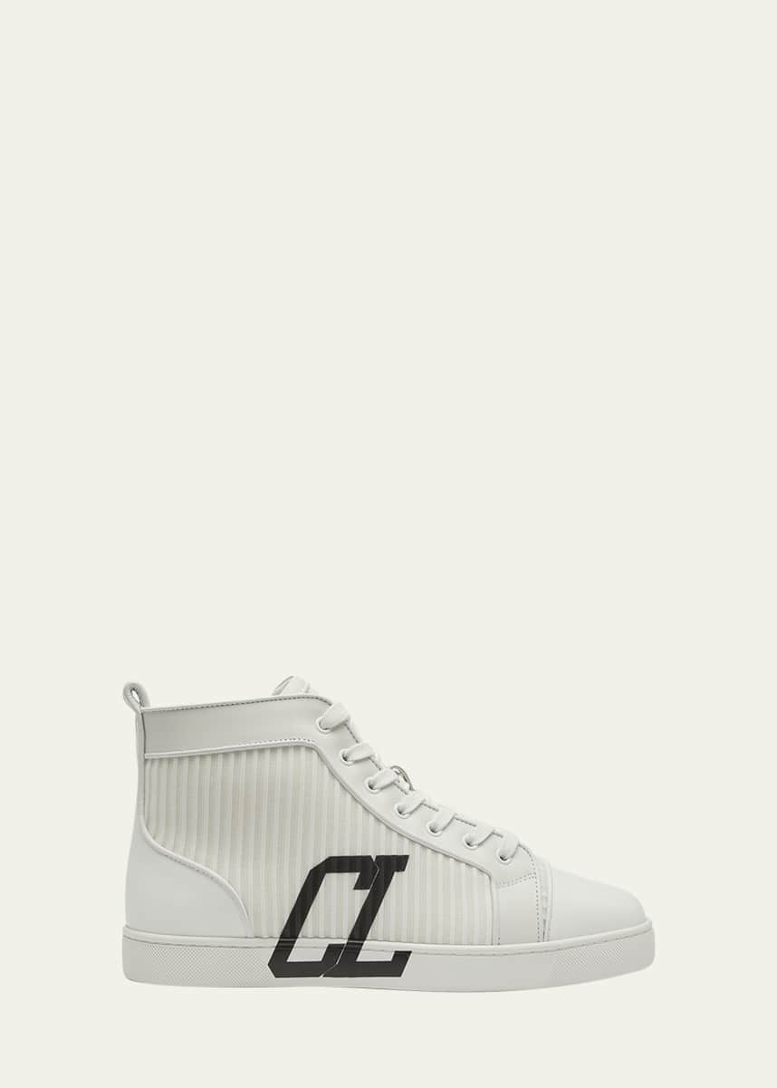 Christian Louboutin Men's Louis Orlato Embellished Velvet Sneakers -  Bergdorf Goodman