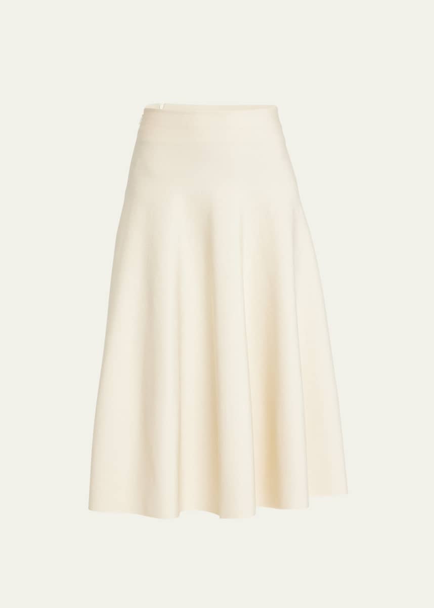 THE ROW Cindy Flared Midi Skirt