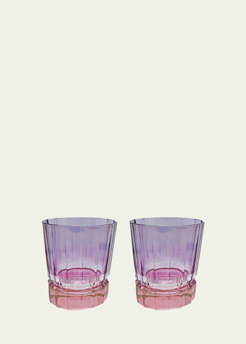 Luisa Beccaria Purple Shaded Stemmed Water Glasses, Set of 2 - Bergdorf  Goodman