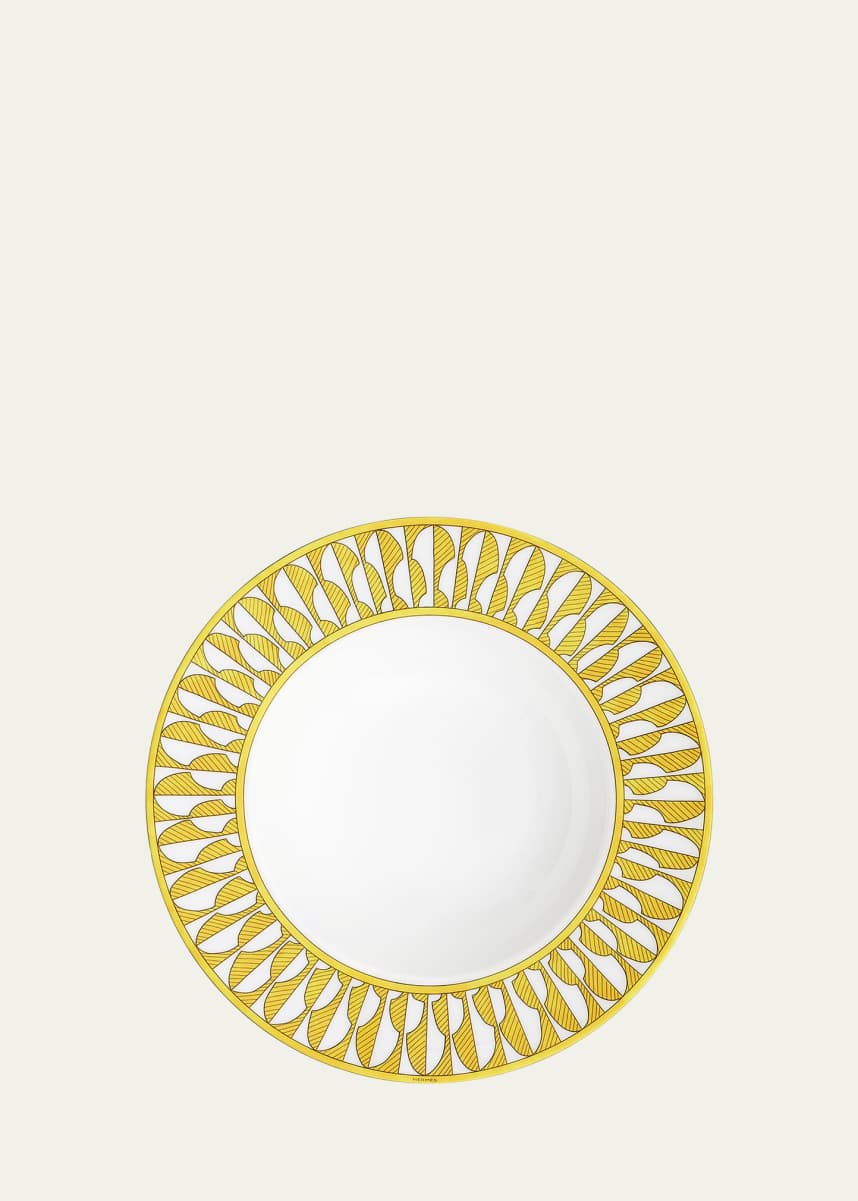 Hermes Soleil d'Hermes Soup Plate