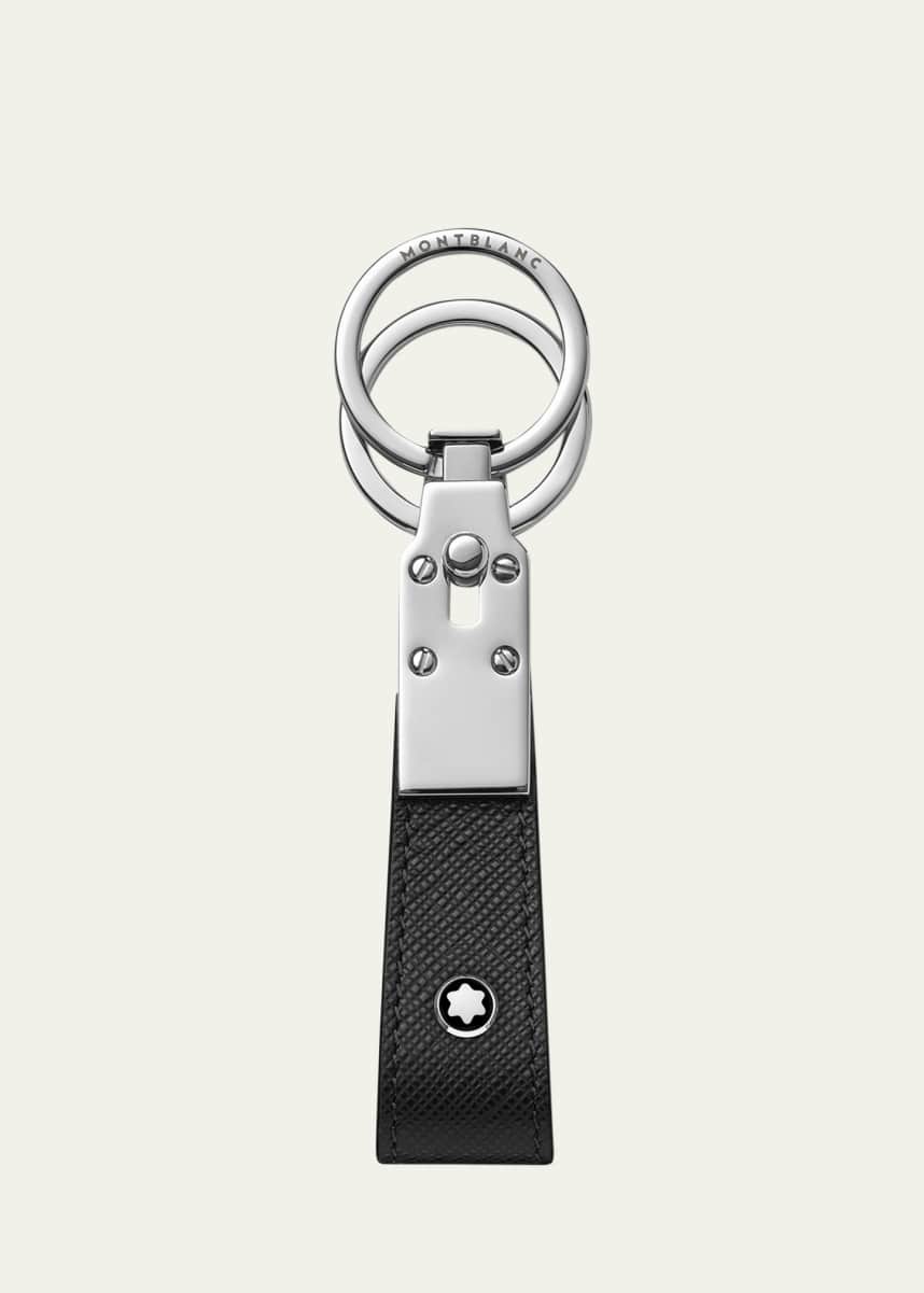 Montblanc Men's Sartorial Leather Loop Key Fob