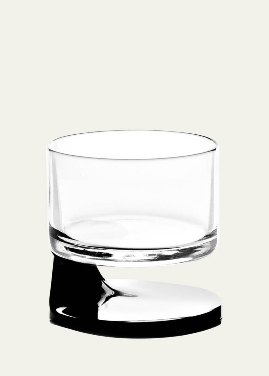 Arnolfo di Cambio Smoke Black Double Old-Fashioned Glass, 9.5 oz.