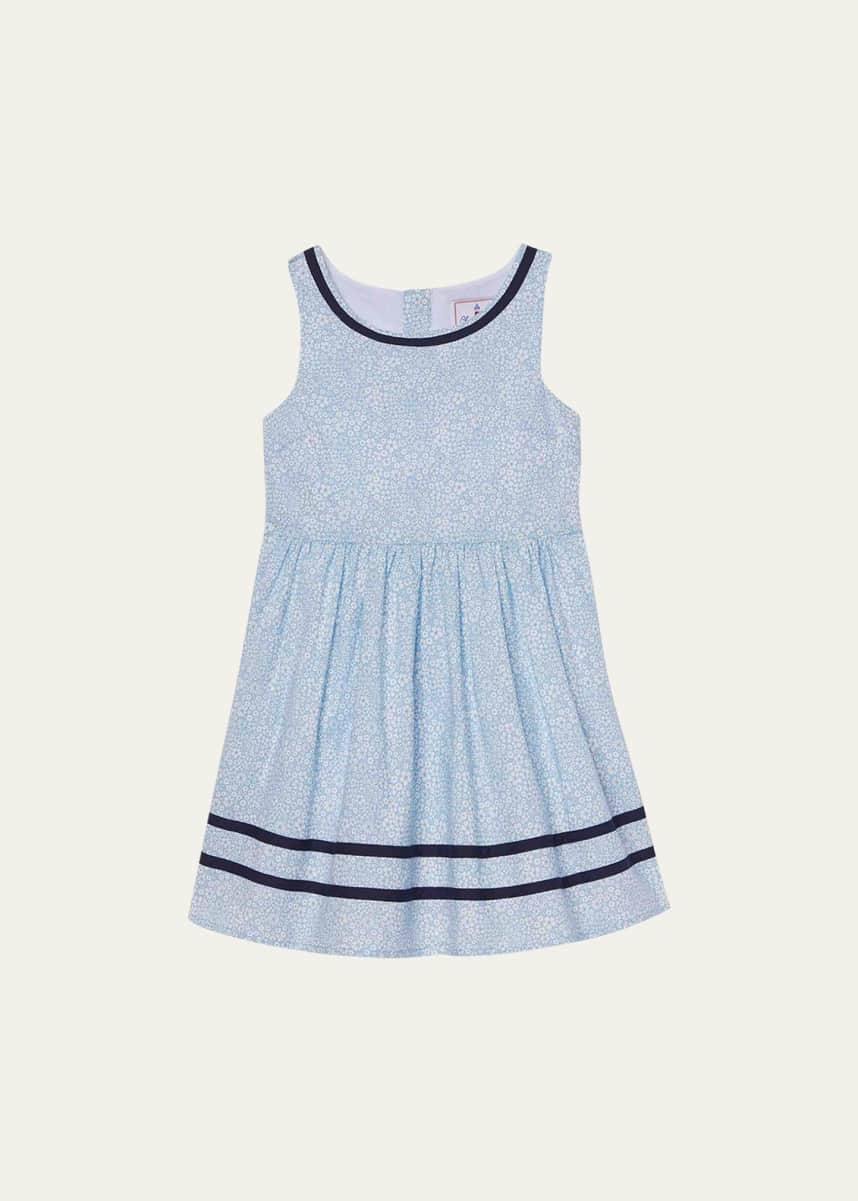 Classic Prep Childrenswear Girl's Charlotte Jacqueline's Blossom-Print Dress, Size 7-14
