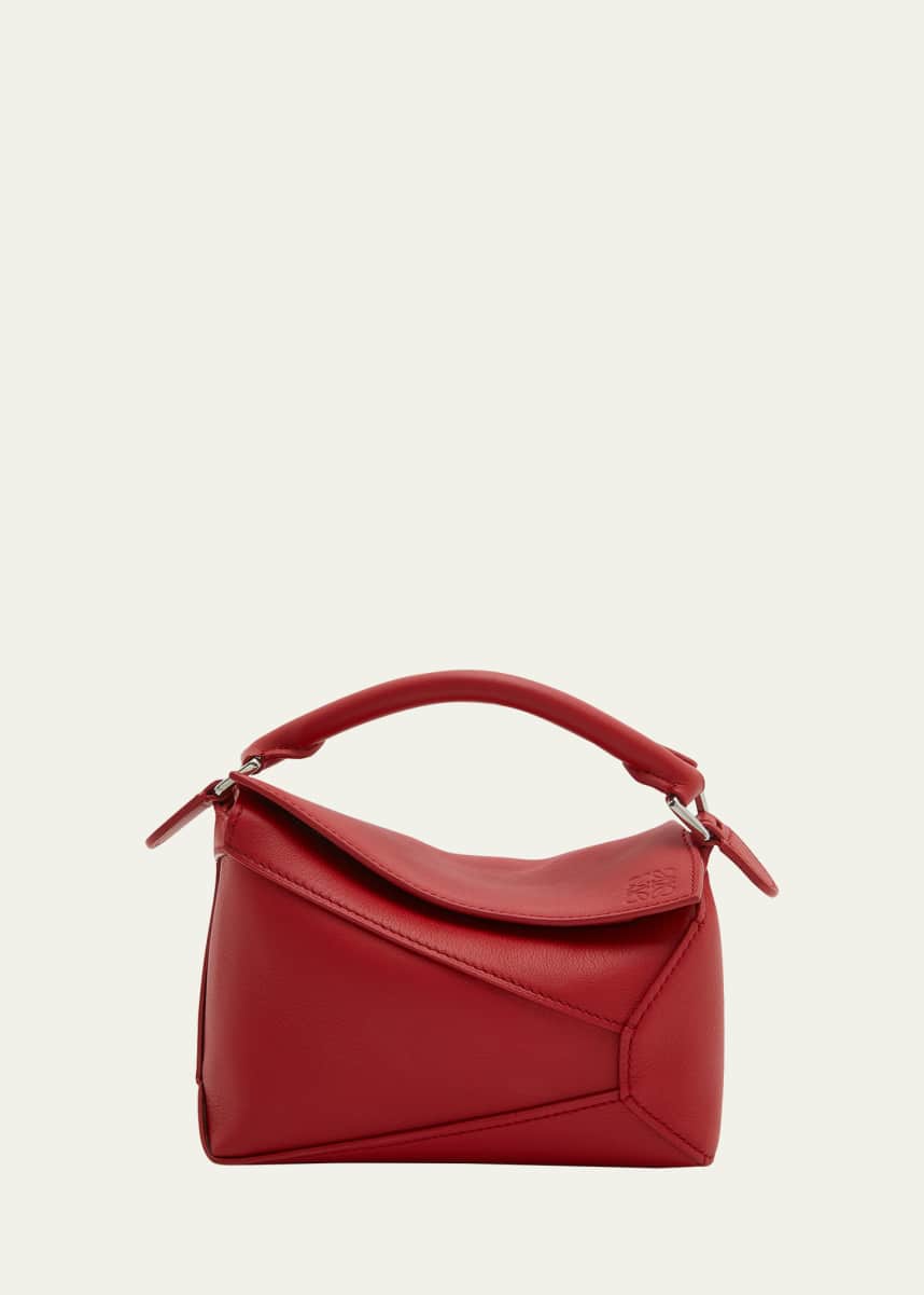 Buy Loewe Goya Leather Clutch - Red At 30% Off