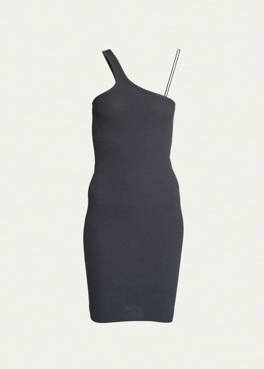 Isabel Marant Tamaki One-Shoulder Mini Bodycon Dress