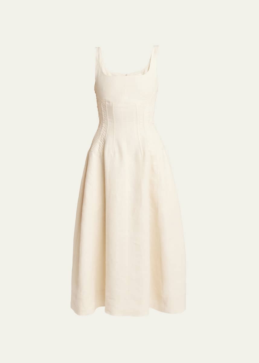 Chloe Linen Sleeveless Dress