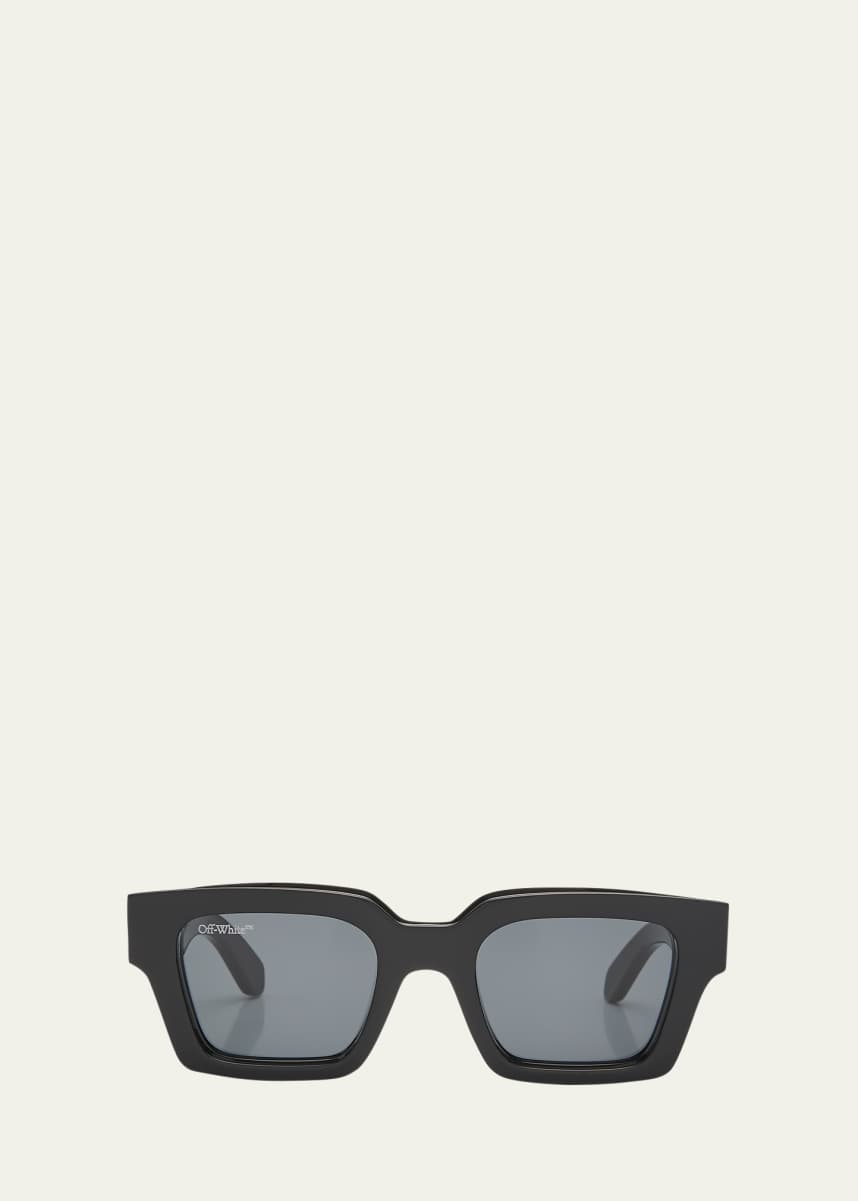 Off-White Virgil Arrows-Logo Square Sunglasses