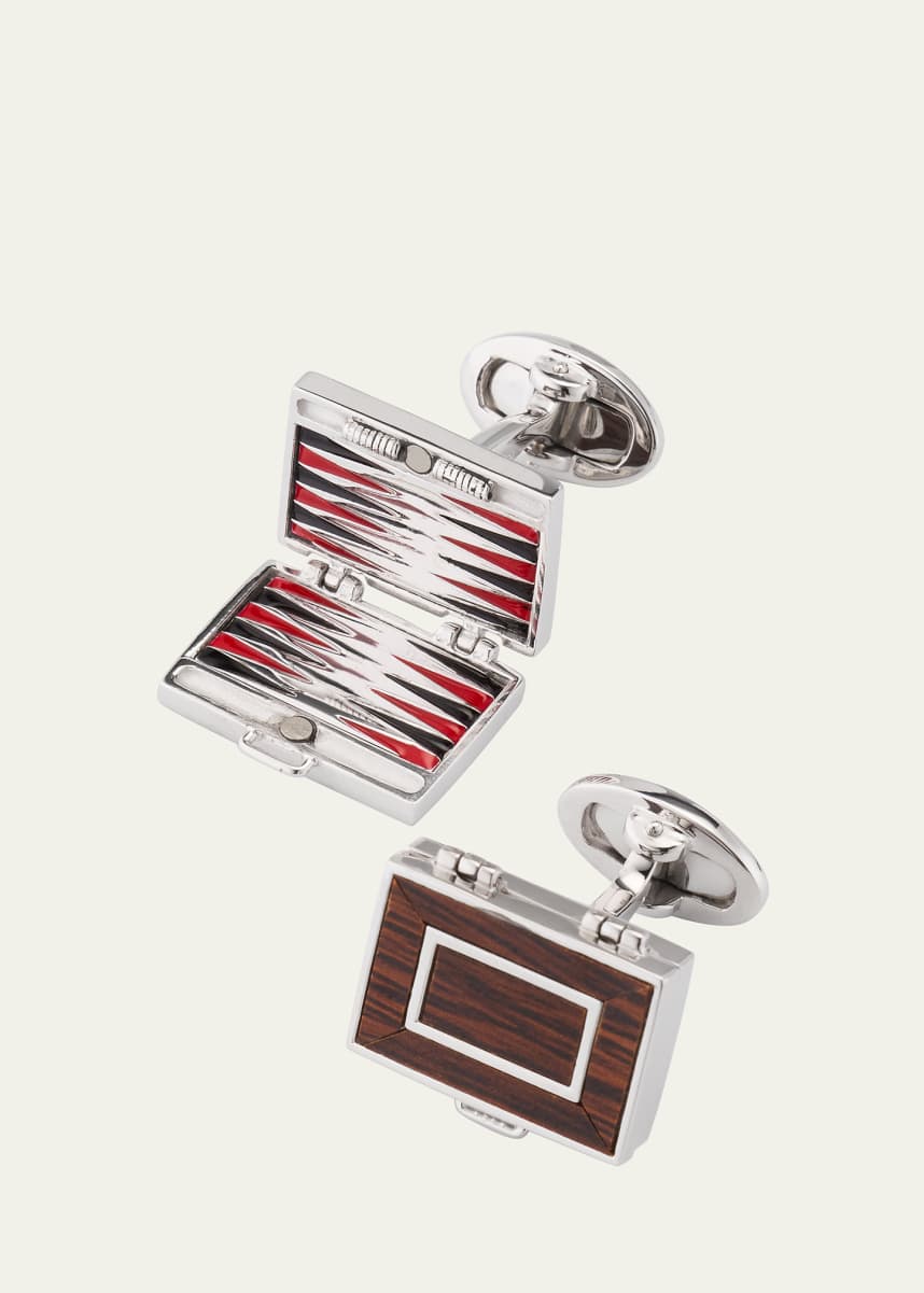 Jan Leslie Men's Backgammon Cufflinks