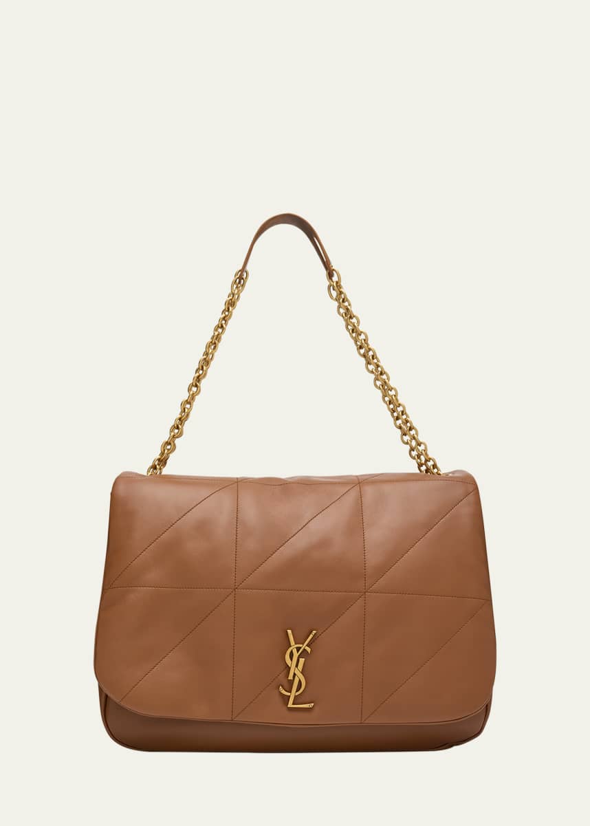 Saint Laurent Jamie 4.3 Maxi YSL Shoulder Bag in Smooth Leather