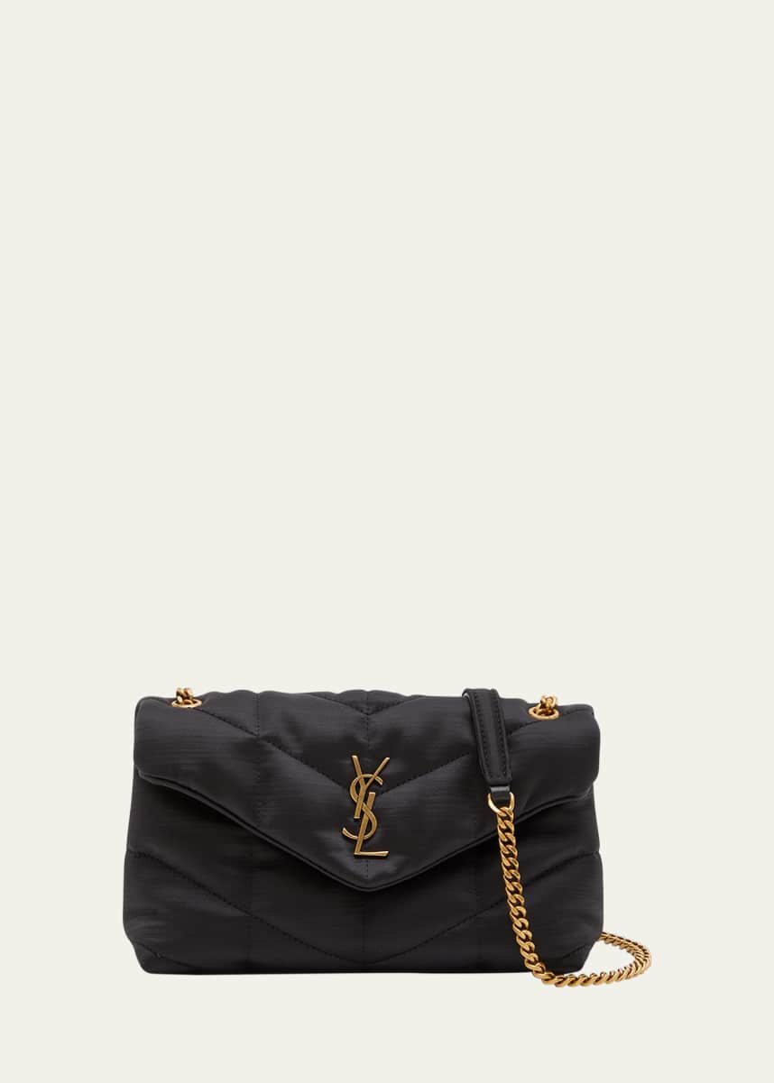 Saint Laurent Lou Puffer Toy YSL Crossbody Bag in Quilted