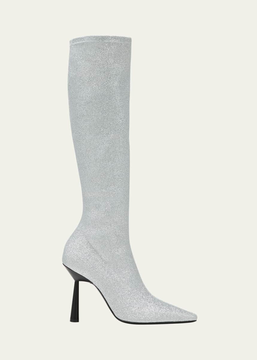 GIA/RHW Rosie Metallic Stretch Mid Boots