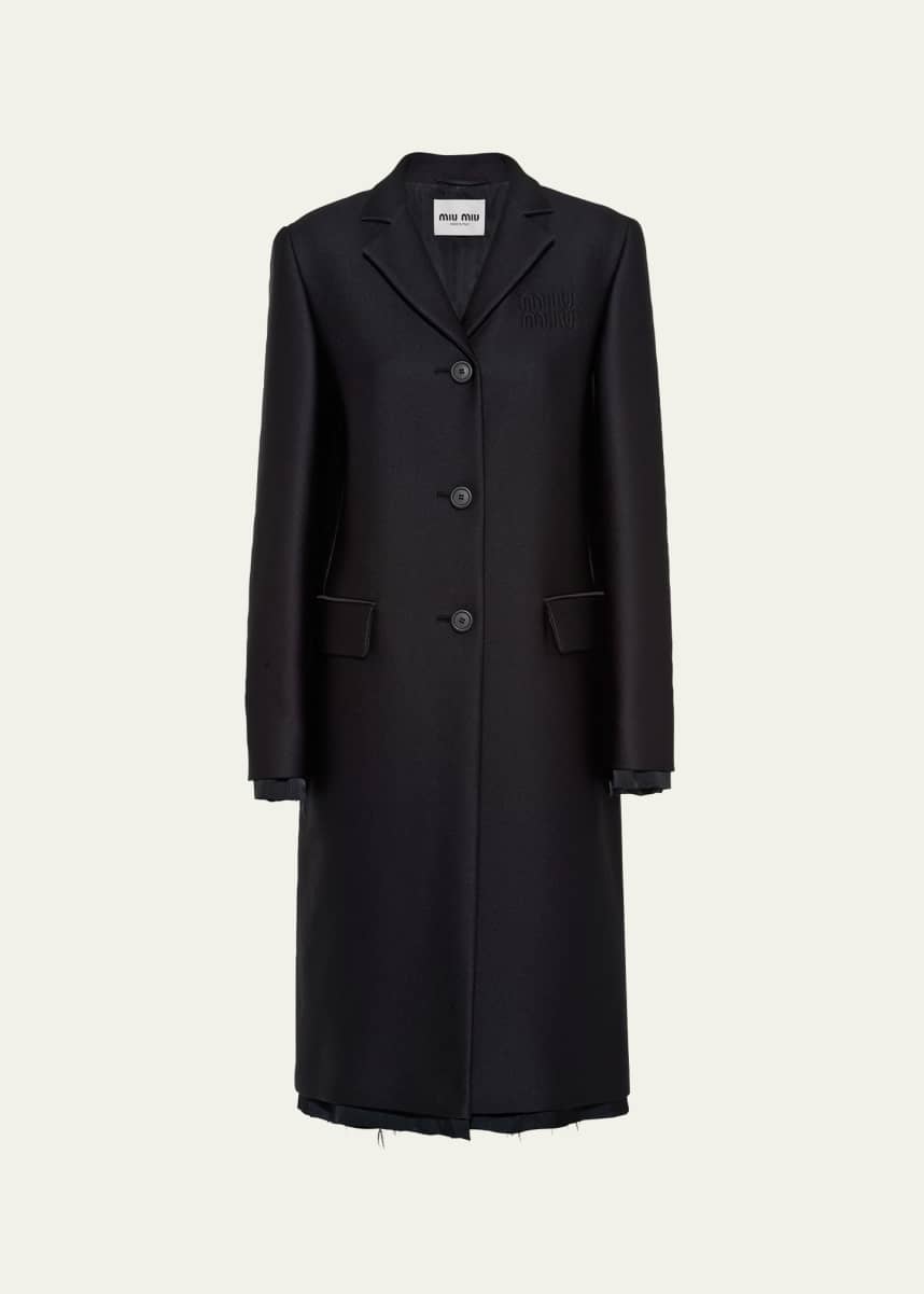 Miu Miu Single-Breasted Radzimir Trench Coat