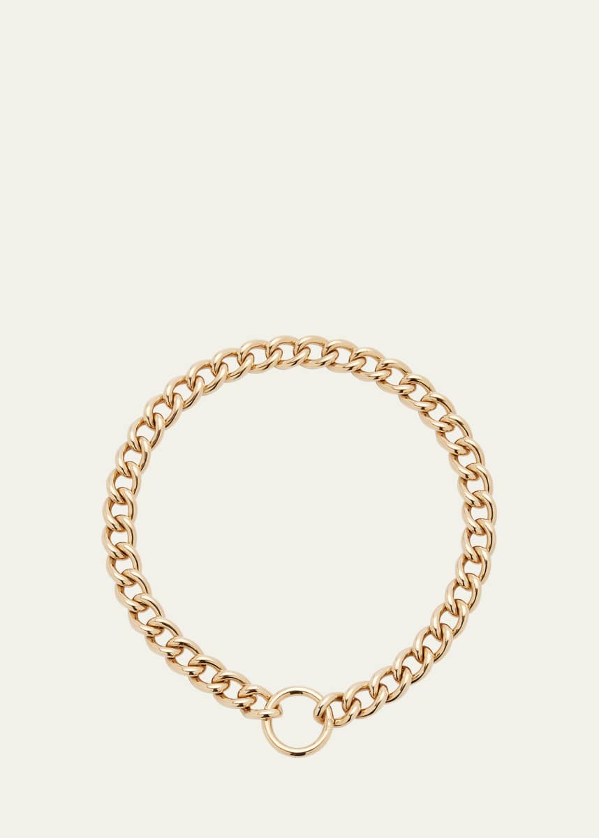 Pomellato 18K Rose Gold Catene Circle Clasp Necklace