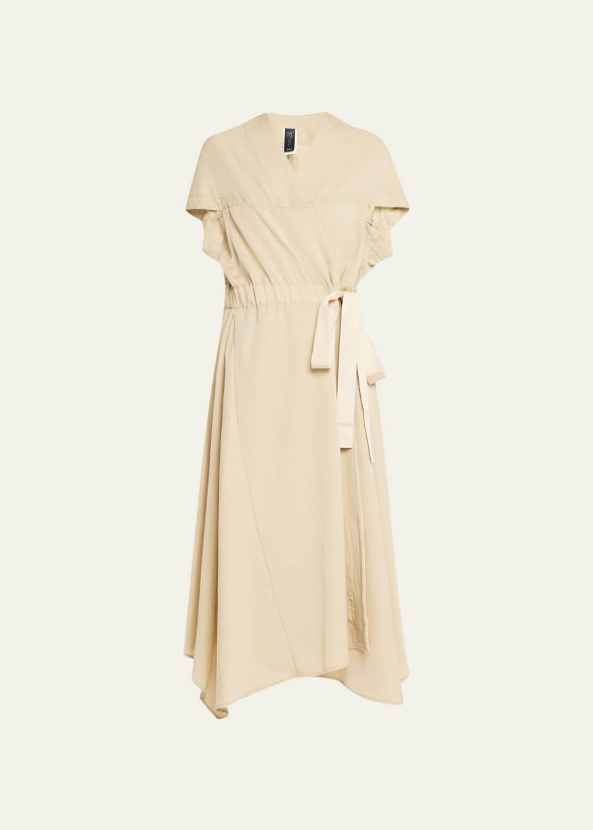 Zero + Maria Cornejo Hex Asymmetric Wrap Dress