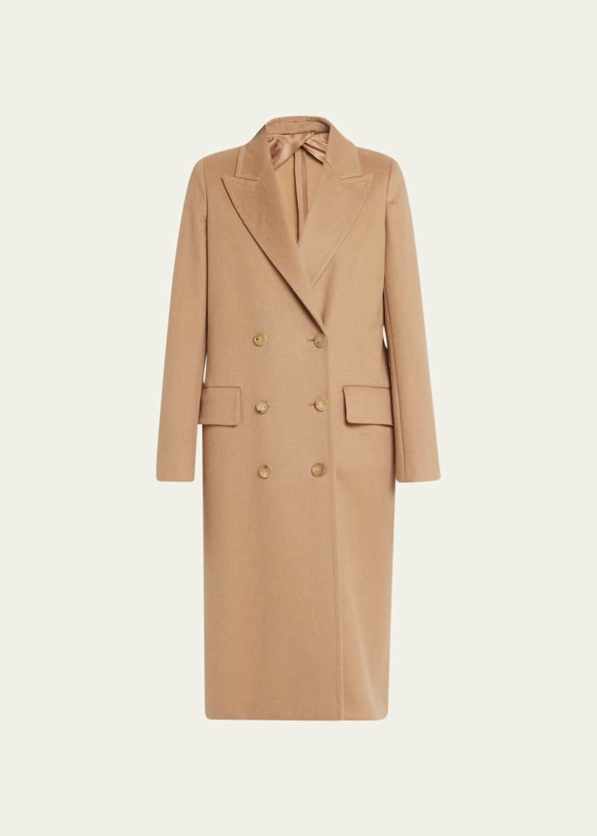 Max Mara Elmi Wool Blend Long Top Coat