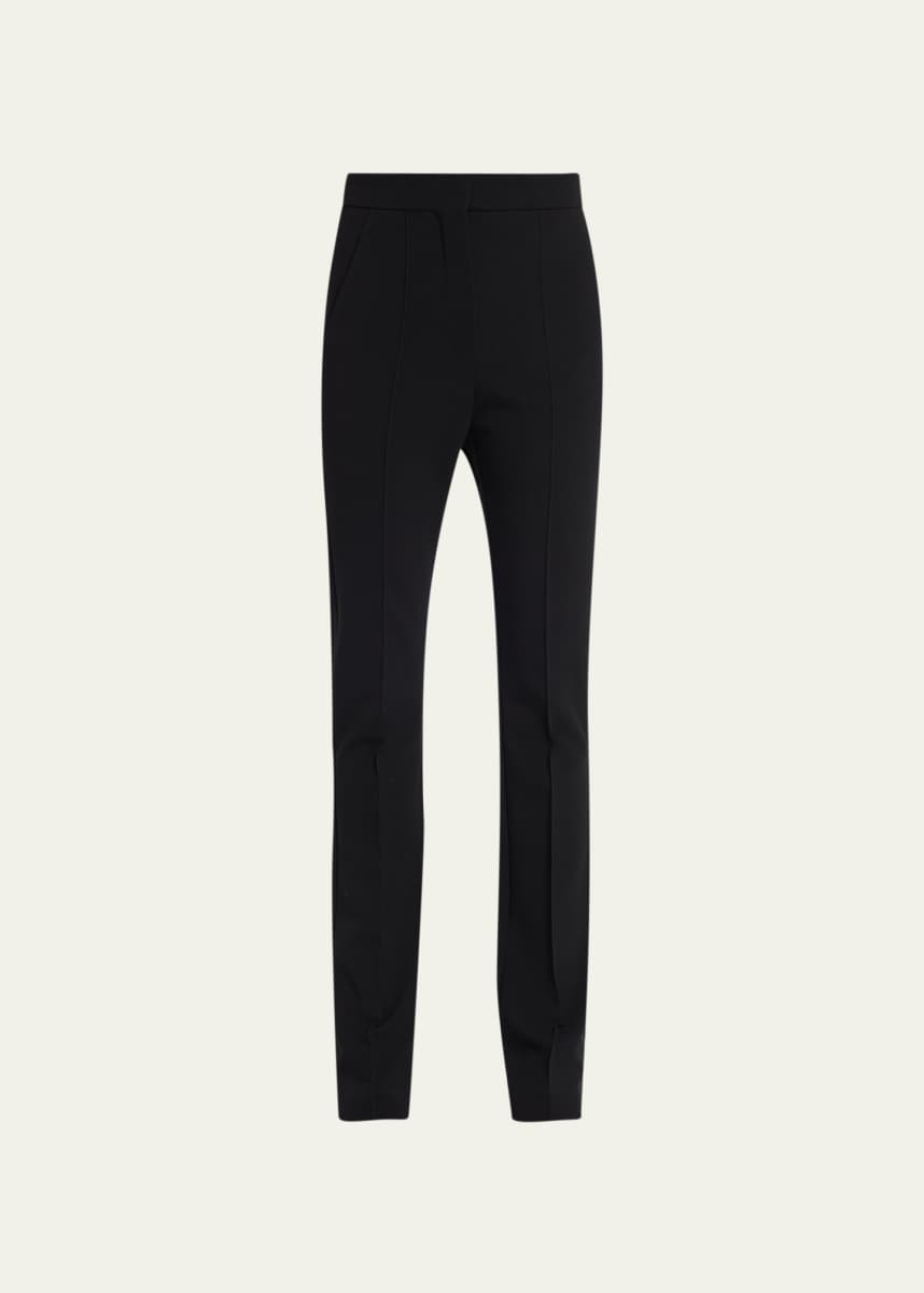 Max Mara Lari Pleated Straight-Leg Trouser Pants