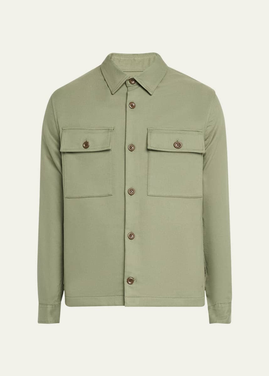 Vince Men's Double-Face Workwear Shirt