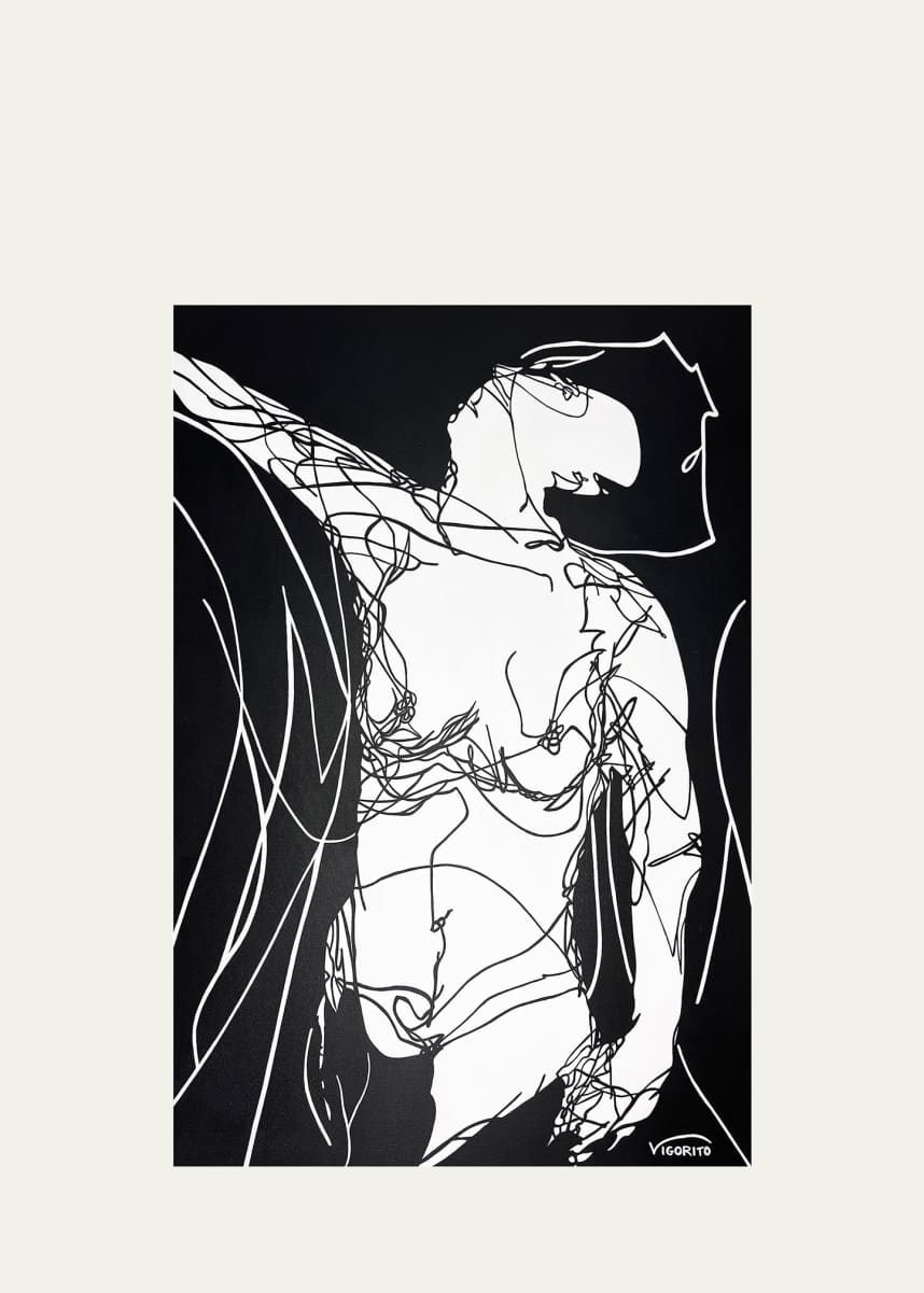 Contemporary Art Projects USA "Linea Femminile II" Original Painting