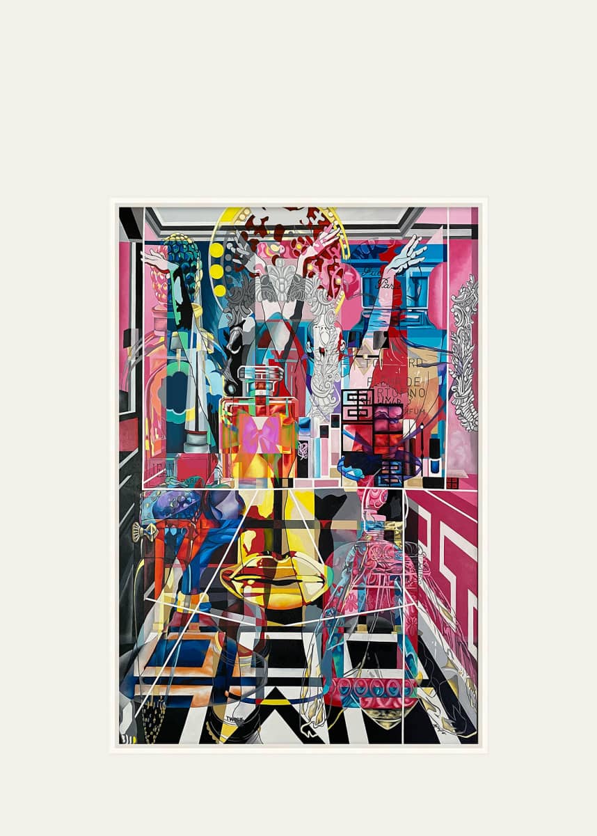 Contemporary Art Projects USA "Vanity" Original Painting by Michele Utley-Voigt