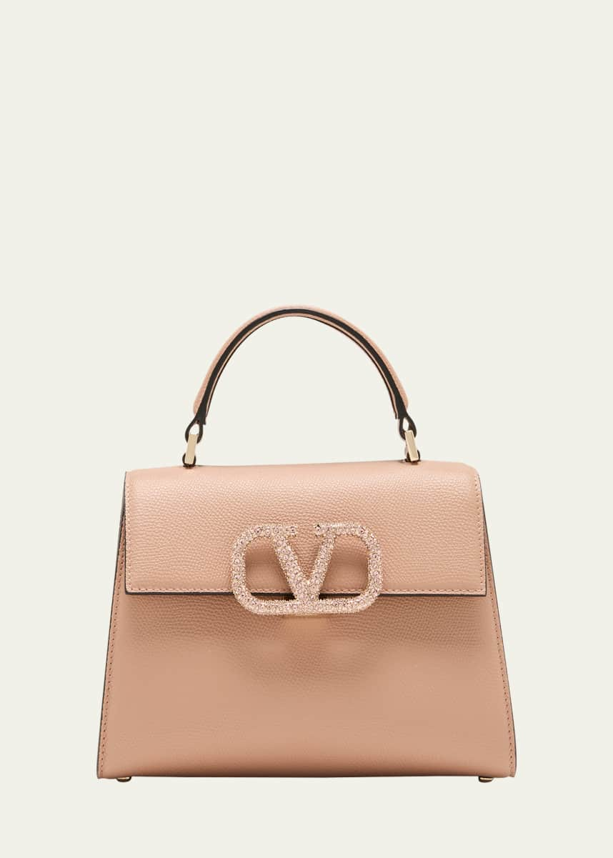 Shop Valentino Garavani Small Sculpture Monogram Canvas & Leather Shoulder  Bag