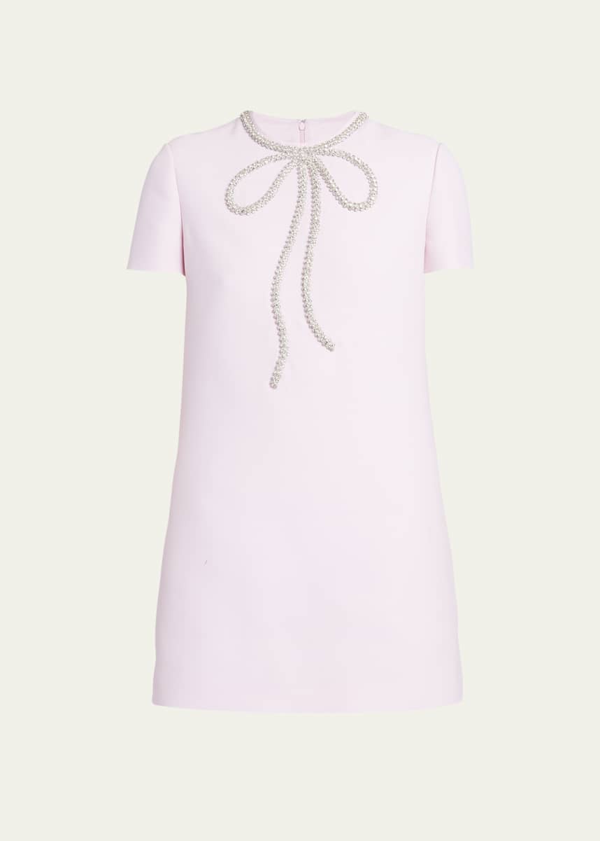 Valentino Garavani Monogram Print Zip-Up Mini Dress - Bergdorf Goodman