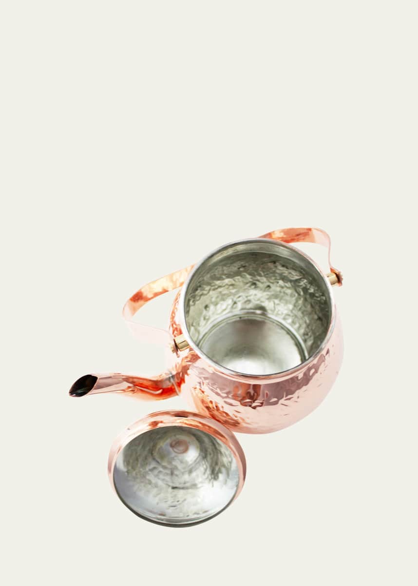 Coppermill Kitchen Vintage Inspired Copper Hand Hammered Teapot