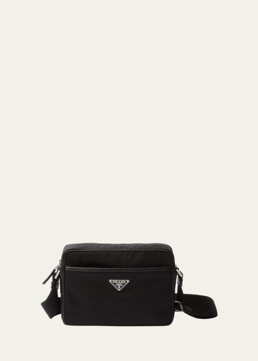 Prada Men's Saffiano Nylon Crossbody Bag
