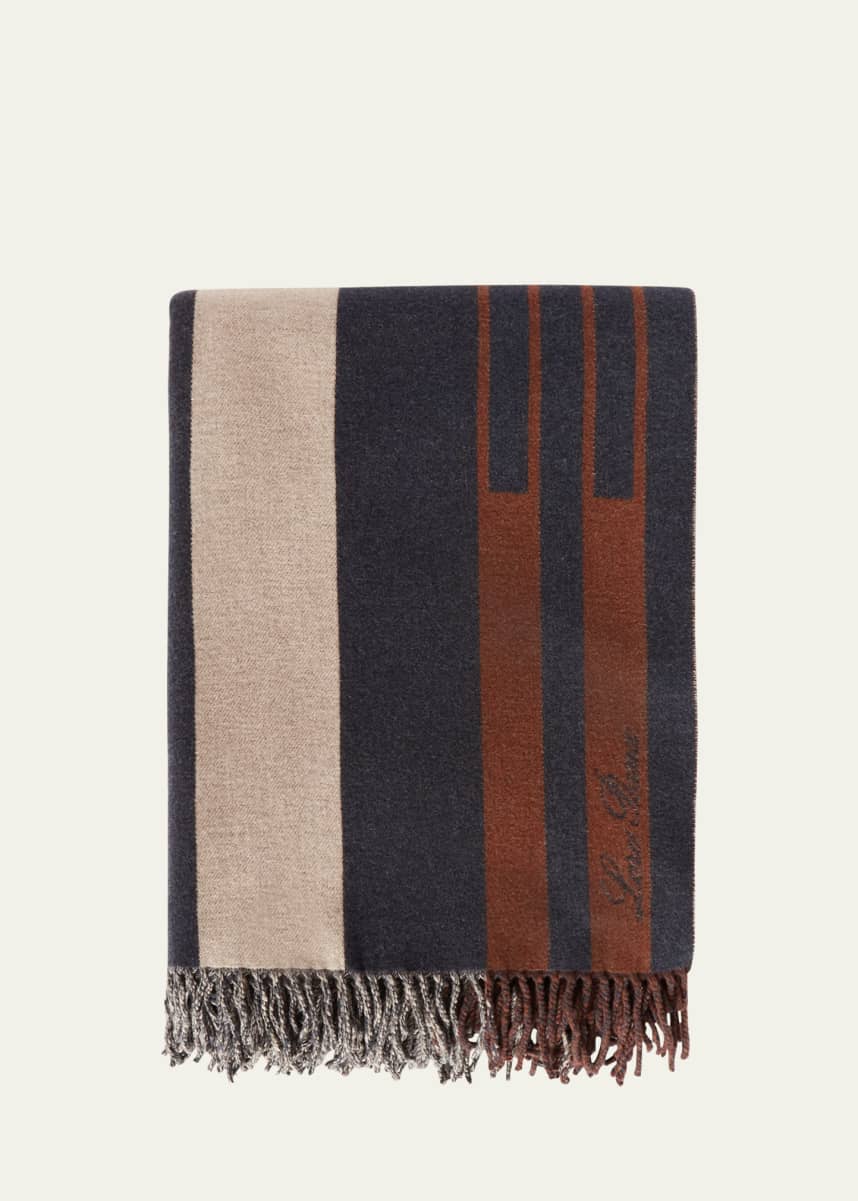 Loro Piana Plaid Santa Cruz Throw Blanket