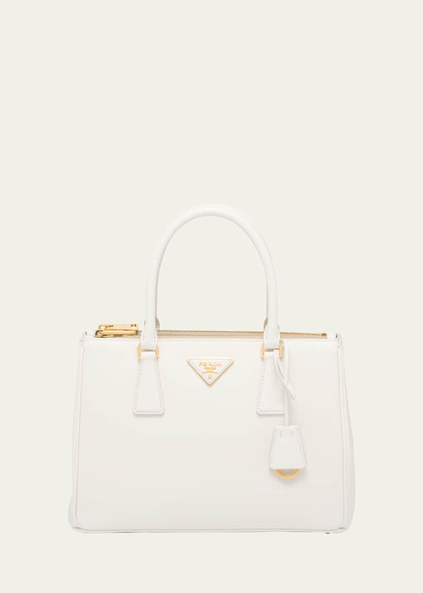 Prada Mini Saffiano Promenade Bag, White (Talco) - Bergdorf Goodman