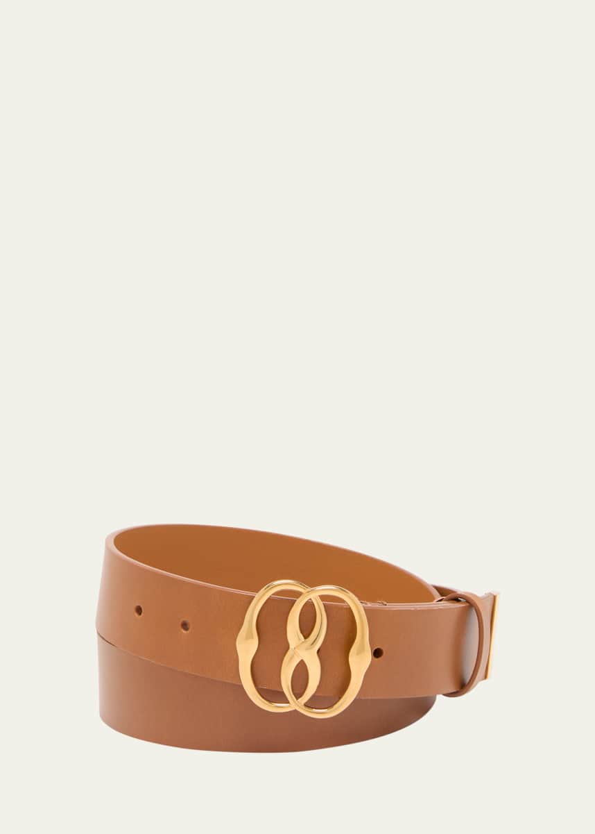 Bally Men's Interlock Buckle Leather Belt