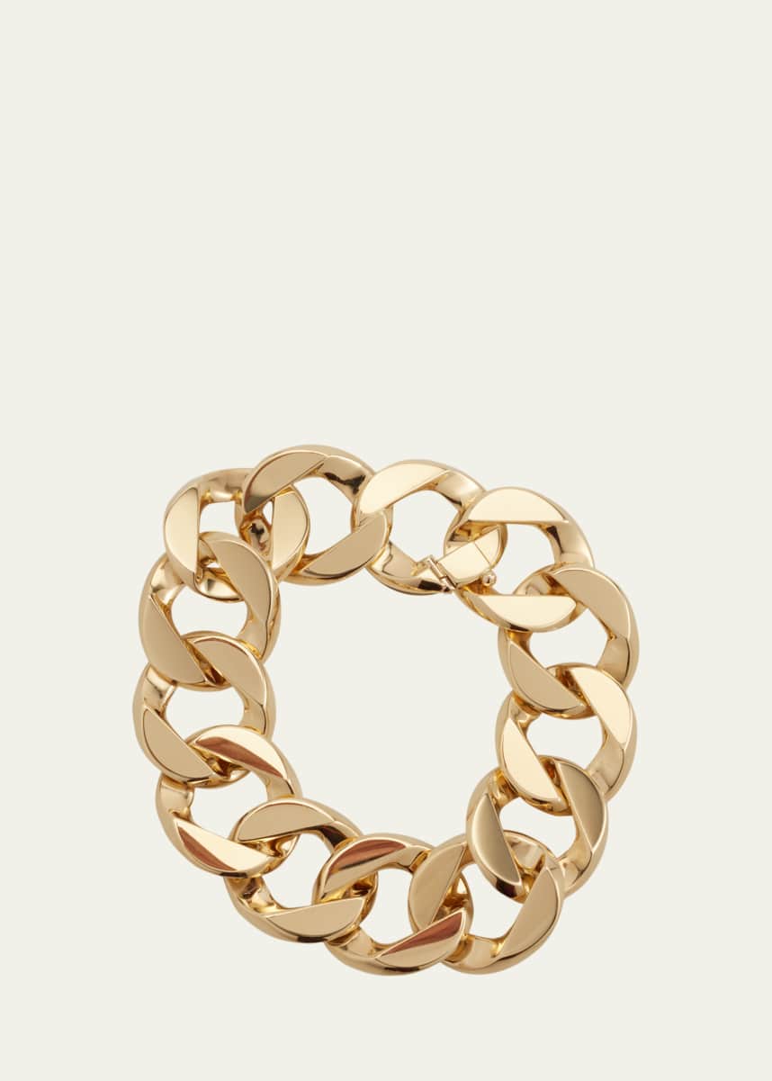 Verdura 18K Yellow Gold Curb Link Bracelet