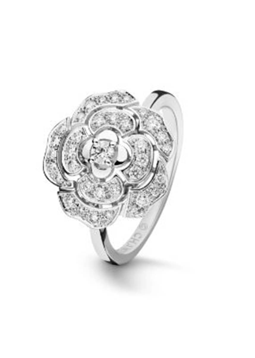 CHANEL BOUTON DE CAMÉLIA RING
