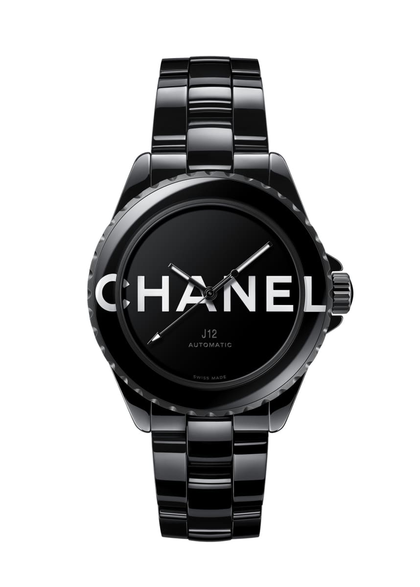 J12 automatique watch Chanel Black in Steel - 34517983