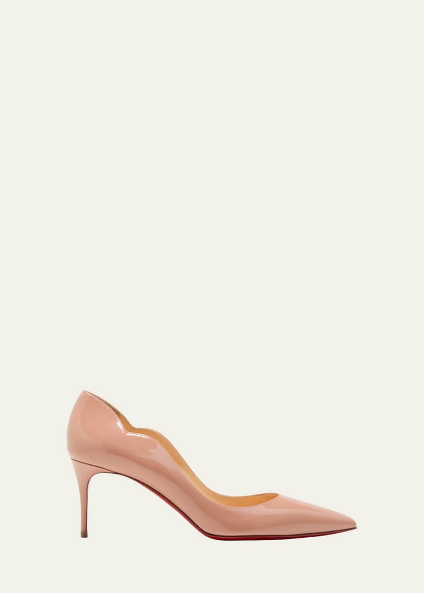 Christian Louboutin Hot Chick Patent Red Sole Pumps