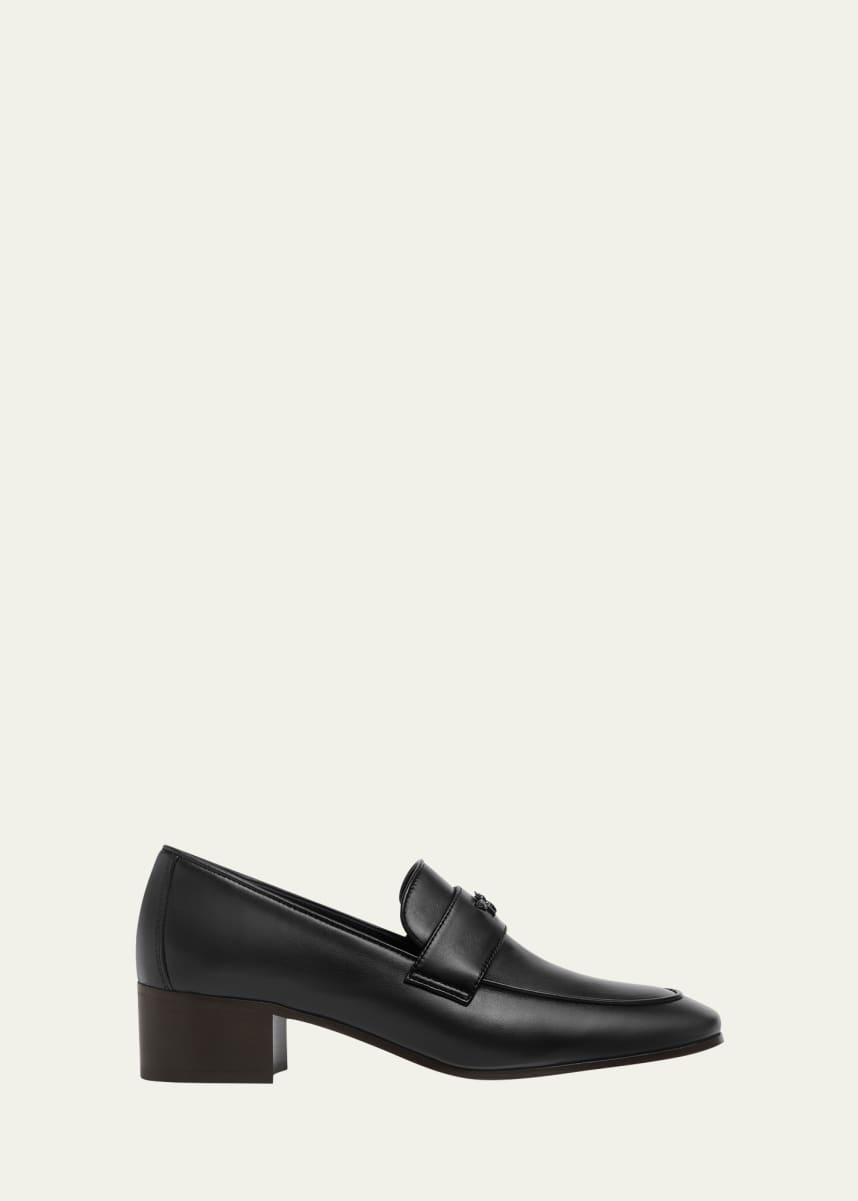 Bougeotte Leather Flat Loafers