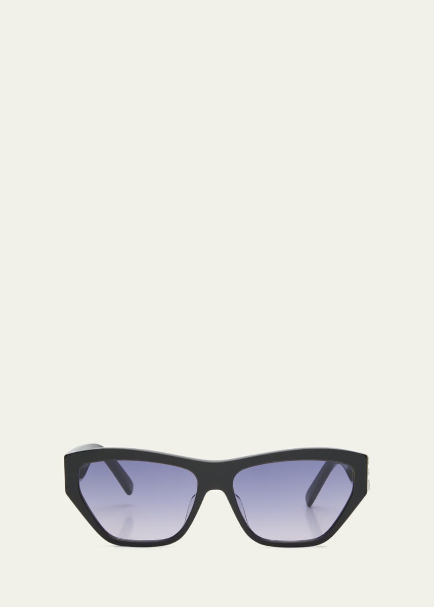 Givenchy 4G Acetate & Metal Cat-Eye Sunglasses